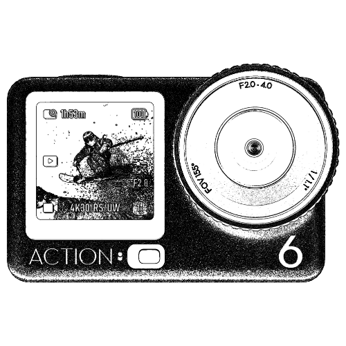 FREE DJI Osmo Action 6 Low Light Settings Reference Card